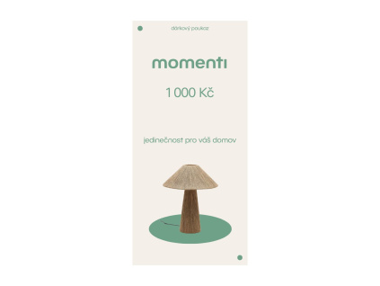 Designový poukaz 1000 Kč