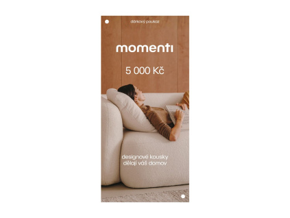 Designový poukaz 5000 Kč