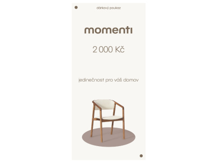 Designový e-poukaz 2000 Kč