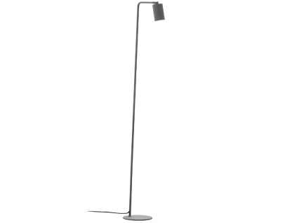 Šedá kovová stojací lampa Kave Home Manie 147 cm