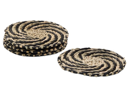 Set čtyř podtácků z přírodních vláken Kave Home Zerim