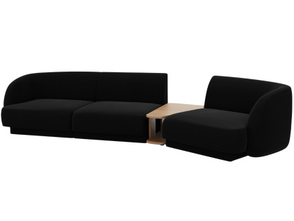 Sametová pohovka Miley 303 cm