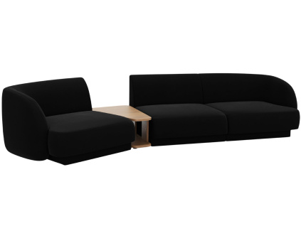 Sametová pohovka Miley 303 cm