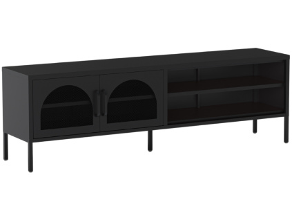Kovový TV stolek Diora 160 x 35 cm