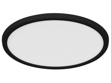 Černé plastové stropní LED světlo Oja 29 cm