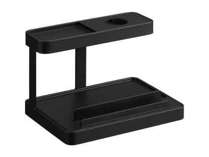 Černý kovový stojan k nabíjení Tower 16 cm