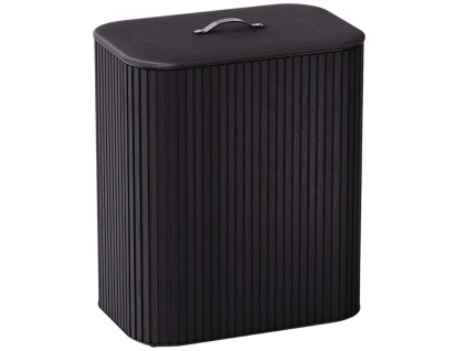 Černý koš na prádlo Tota Luxe 90 l