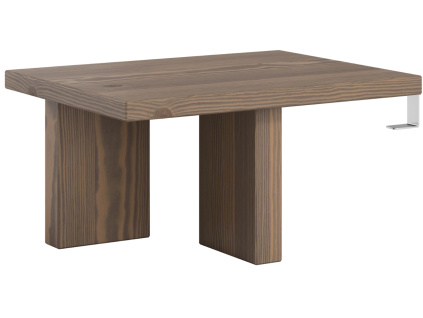 Hnědý dřevěný noční stolek Karup Design Japan 45 x 34 cm