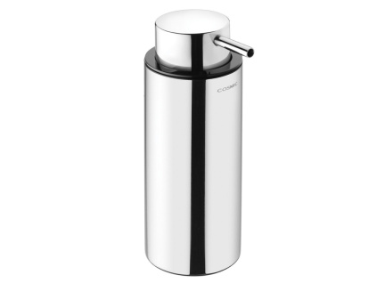 Stříbrný kovový dávkovač mýdla Logic 200 ml