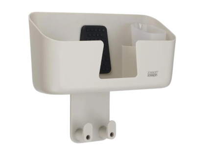 Béžový plastový nástěnný držák na žehlící prkno a žehličku IronHub