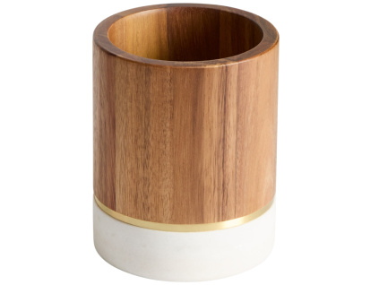 Dřevěný stojan na náčiní kave home Nover