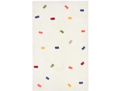 Bílý bavlněný koberec kave home Epifania 90 x 150 cm