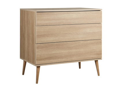 Přebalovací komoda Quax Flow 96 x 58 cm s dřevěným dekorem