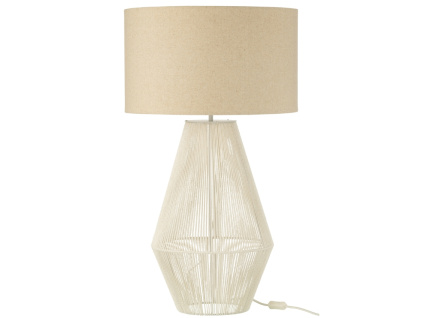 Bílá stolní lampa Striing 78 cm