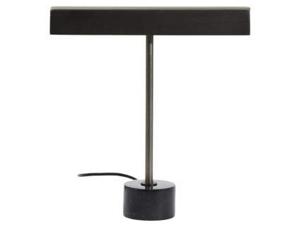Černá kovová stolní lampa Kave Home Lynor