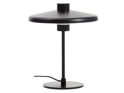Černá kovová stolní lampa Nuvira