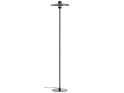 Černá kovová stojací lampa Nuvira 130 cm