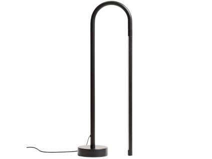 Černá kovová stolní LED lampa Kave Home Bow 60 cm