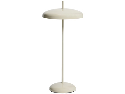 Šedá kovová nabíjecí LED lampa Kave Home Porte