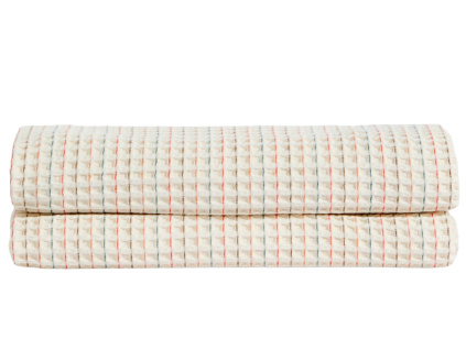 Bílý bavlněný přehoz Kave Home Wufy 180 x 240 cm