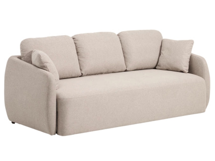 Béžová rozkládací pohovka Kave Home Laira 218 cm