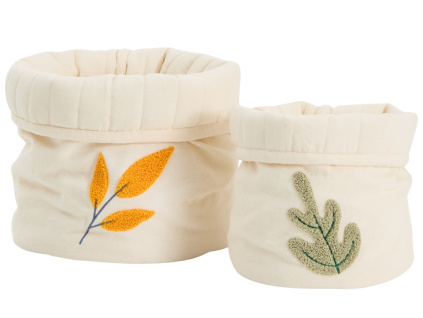 Set dvou béžových bavlněných košů kave home Tandani1500 x 1000