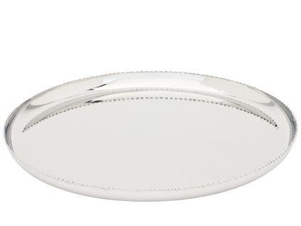 Nerezový tác Kave Home Nirela Ø 28cm