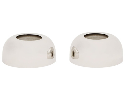 Set dvou nerezových stojánků na vejce Kave Home Nirela