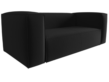 Černá sametová dvoumístná pohovka Cosmopolitan Design Mackay 150 cm
