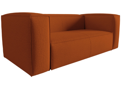 Terakotově oranžová čalouněná dvoumístná pohovka Cosmopolitan Design Mackay 150 cm
