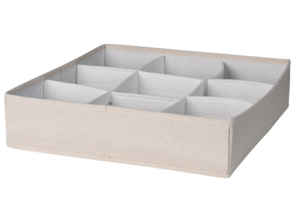 Béžový organizér do zásuvek Quax Natural 42 x 42 cm