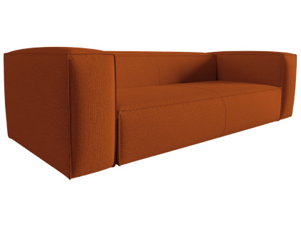 Terakotově oranžová čalouněná čtyřmístná pohovka Cosmopolitan Design Mackay 230 cm