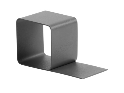 Černá kovová zarážka na knihy Kave Home Mistra 10 cm