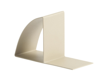 Béžová kovová zarážka na knihy kave home Mistra 10 cm