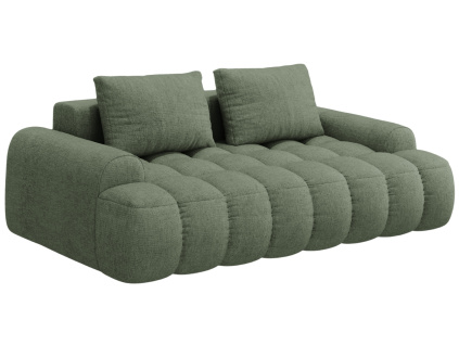 Zelená čalouněná trojmístná pohovka Cosmopolitan Design Linz 200 cm