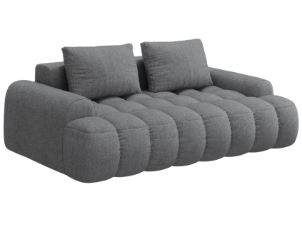 Šedá čalouněná trojmístná pohovka Cosmopolitan Design Linz 200 cm