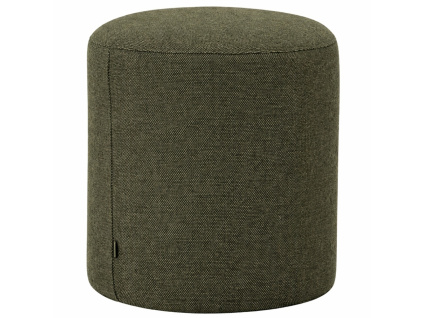 Zelený čalouněný taburet Kave Home Kaeli 43 cm