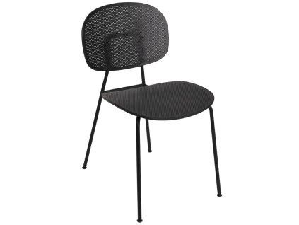 Černá jídelní židle Tondina Slim