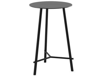 Černý barový stůl Record Contract 70 cm