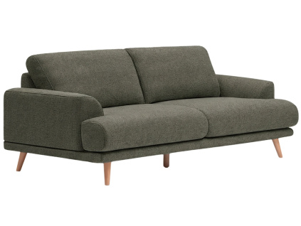 Zelená dvoumístná pohovka Kave Home Karin 211 cm