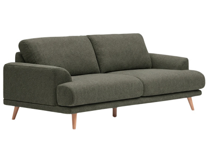 Zelená třímístná pohovka Kave Home Karin 231 cm