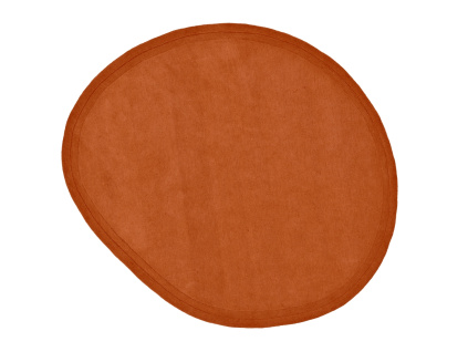 Terakotově oranžový vlněný koberec Neo 230 x 250 cm