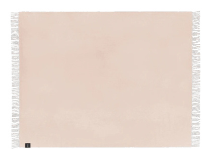 Béžový vlněný pléd Ro 170 x 130 cm