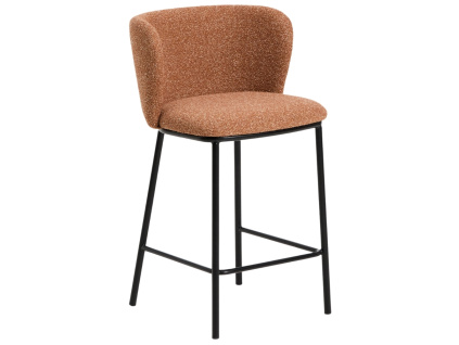 Terakotová barová židle Kave Home Ciselia 65 cm