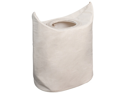 Béžový bavlněný úložný koš Quax Loft 65 cm