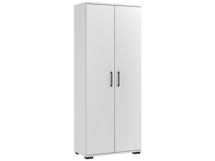 Světle šedá kancelářská skříň Germania Profi 2.0 200 x 80 cm