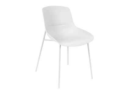 Bílá jídelní židle Diletta