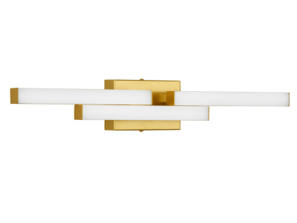 Zlaté nástěnné světlo Atom