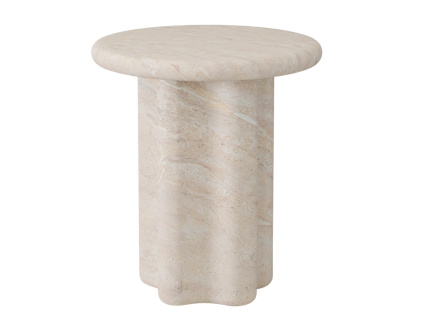 Béžový odkládací stolek Emeric 50 cm