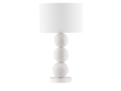 Bílá stolní lampa Chamois